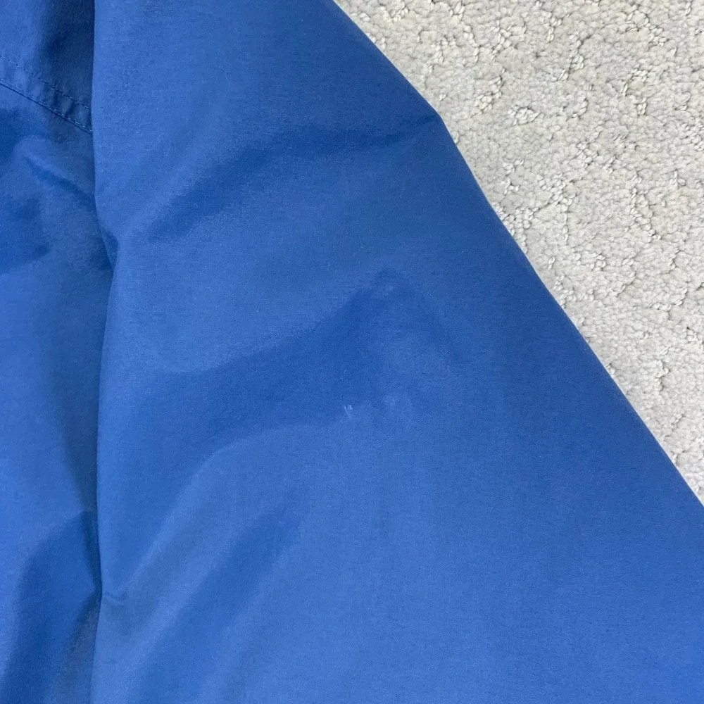 Vintage Eddie Bauer Gore Tex Jacket Mens XL Blue Hooded‎ Rain Nylon Waterproof - Picture 5 of 16